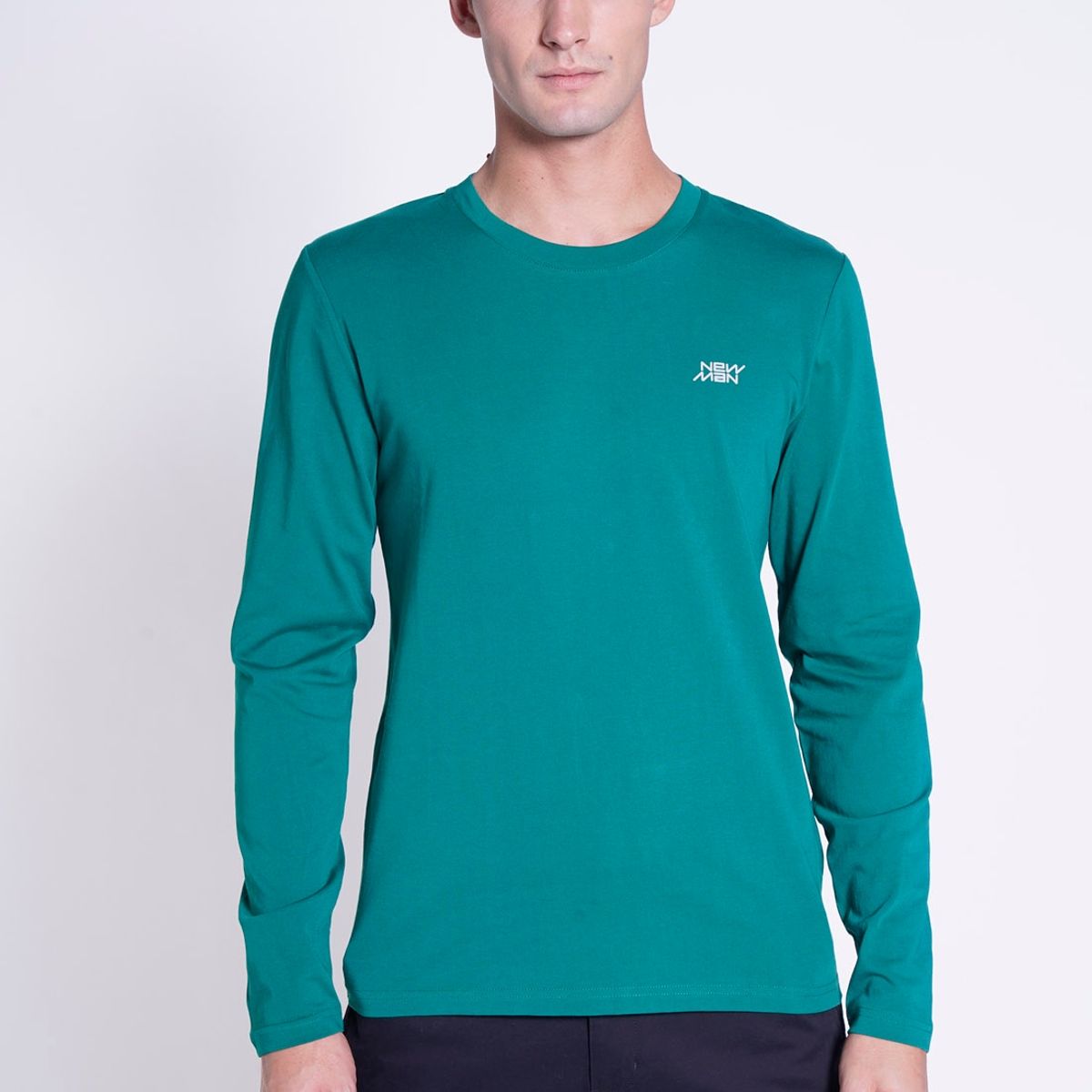 NEW MAN - Polera Leon Verde New Man