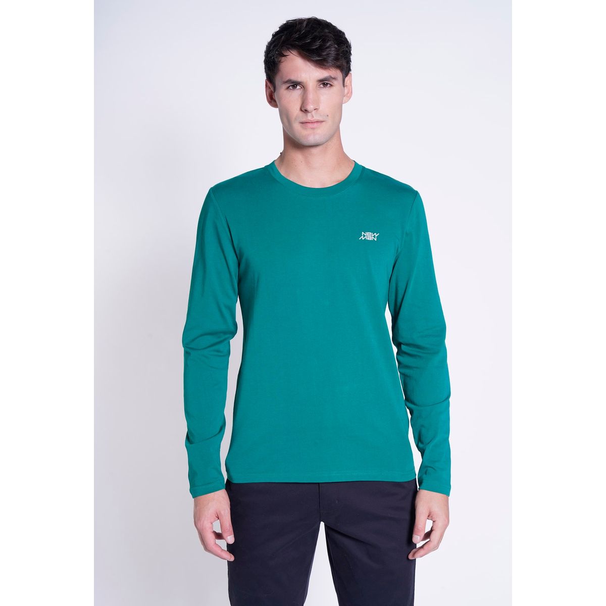 NEW MAN - Polera Leon Verde New Man