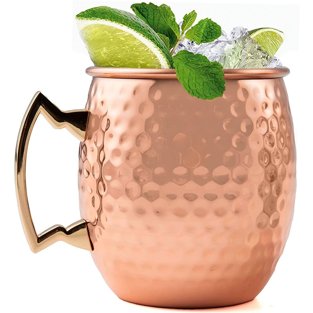 GENERICO - Vaso De Cobre Textura Tragos Moscow Mule Mojito