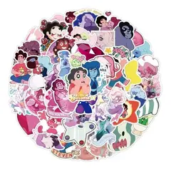 GARSIL - 50 Stickers De Steven Universe - Etiquetas Autoadhesivas - Modelo A2