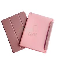 Funda Para iPad 5ta 6ta Generación 9.7 Ranura Apple Pencil Rosado