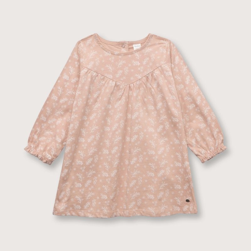 OPALINE - Vestido de niña con corte en v rosado (06M a 4A)