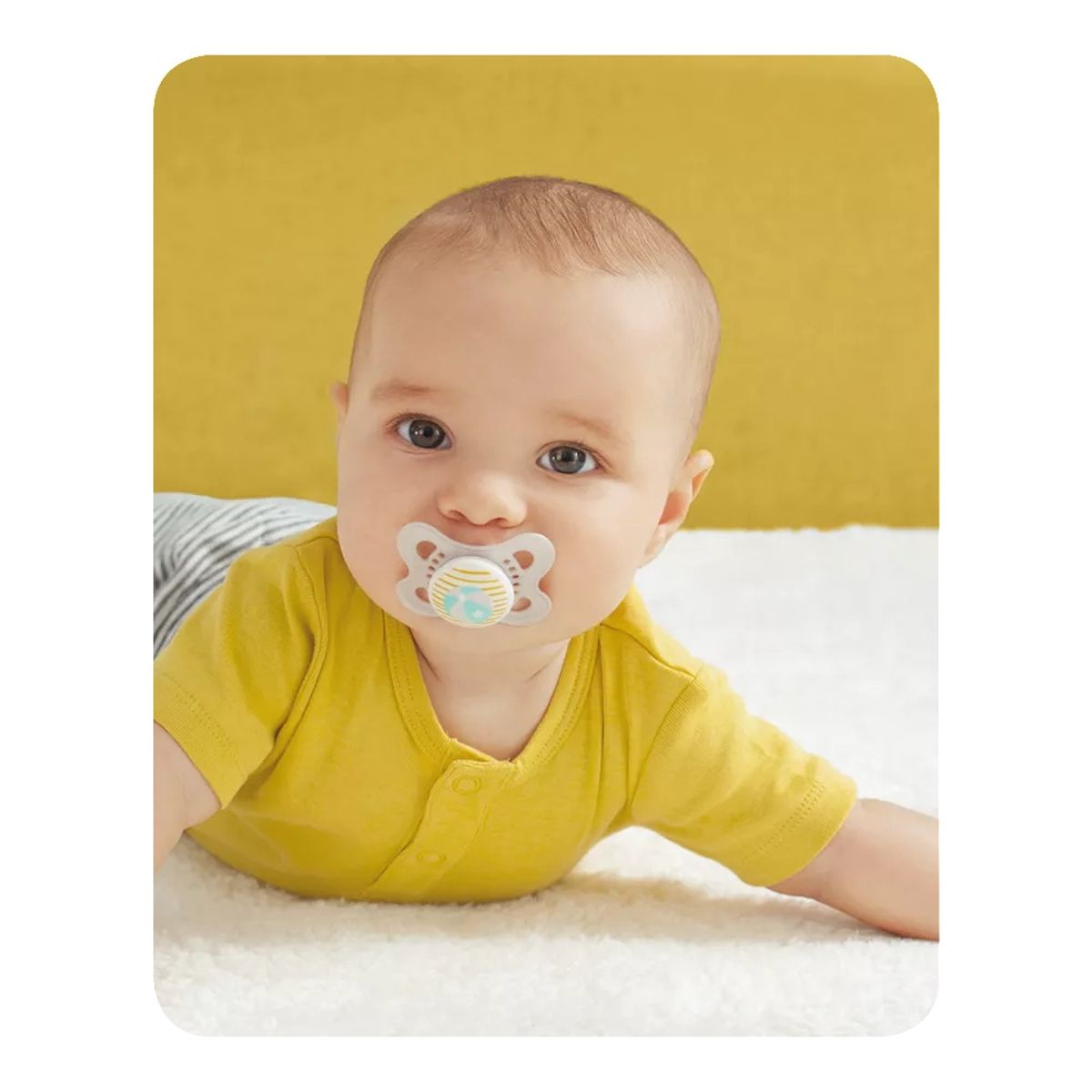 MAM - 2 Chupetes Silicona MAM Original Organic Garden 2-6m, Ivory