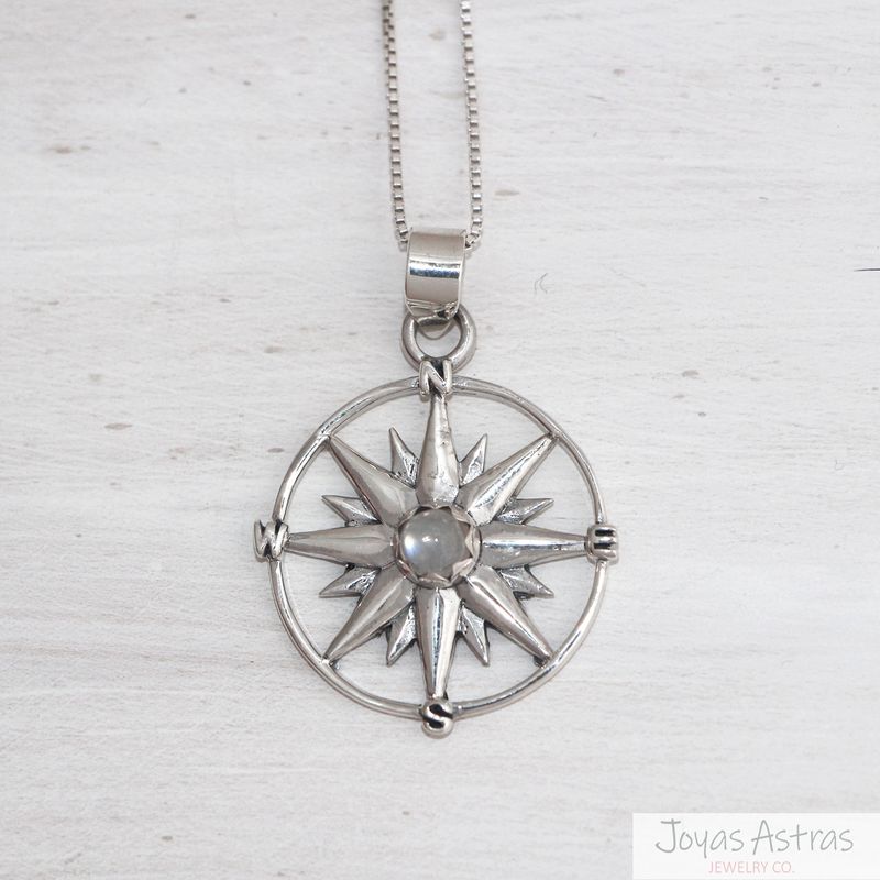 JOYAS ASTRAS - Collar Rosa de los Vientos
