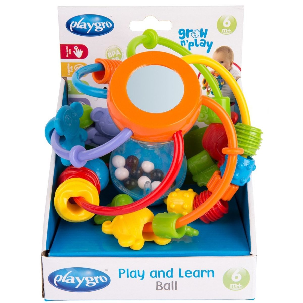 PLAYGRO - Pelota para Bebés Juega y Aprende PLAYGRO