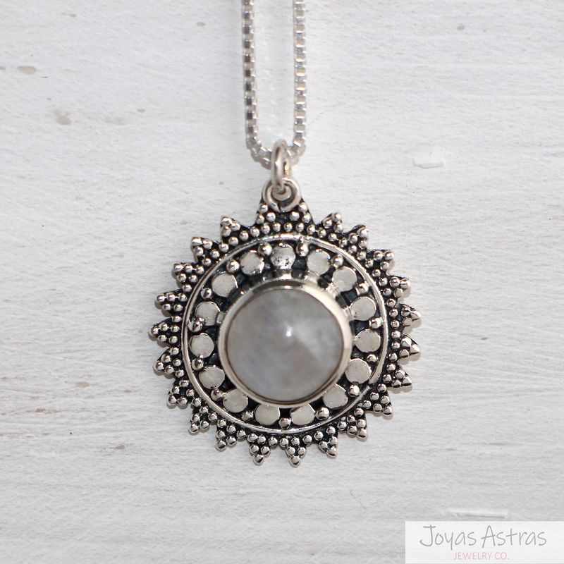 JOYAS ASTRAS - Collar Sunset Moon Stone