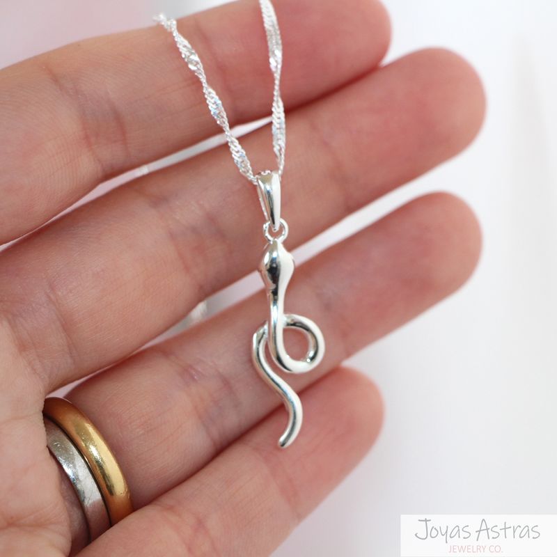JOYAS ASTRAS - Collar Snake de Plata