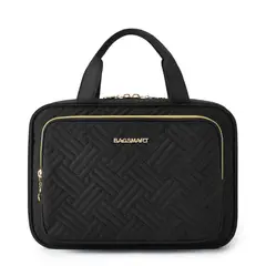 BAGSMART - - Neceser de aseo para colgar más bolsa de cosmeticos - Negro