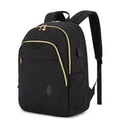 BAGSMART - Mochila de viaje para notebook de 156 - Negro