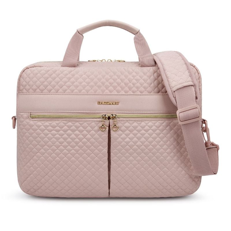 BAGSMART - Bagsmart Maletín grande para notebook de 156 - Rosado