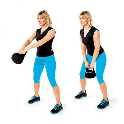 Imagen 2 del producto Soft kettlebell pesa rusa suave de neopreno 3 kg