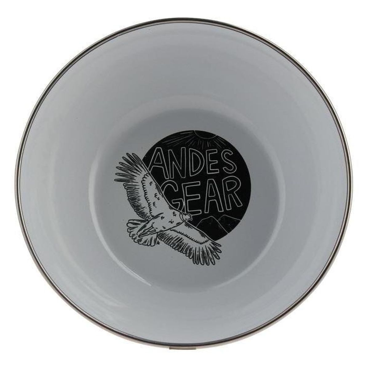 ANDESGEAR - Bowl Enamel Cóndor Blanco Andesgear ANDESGEAR
