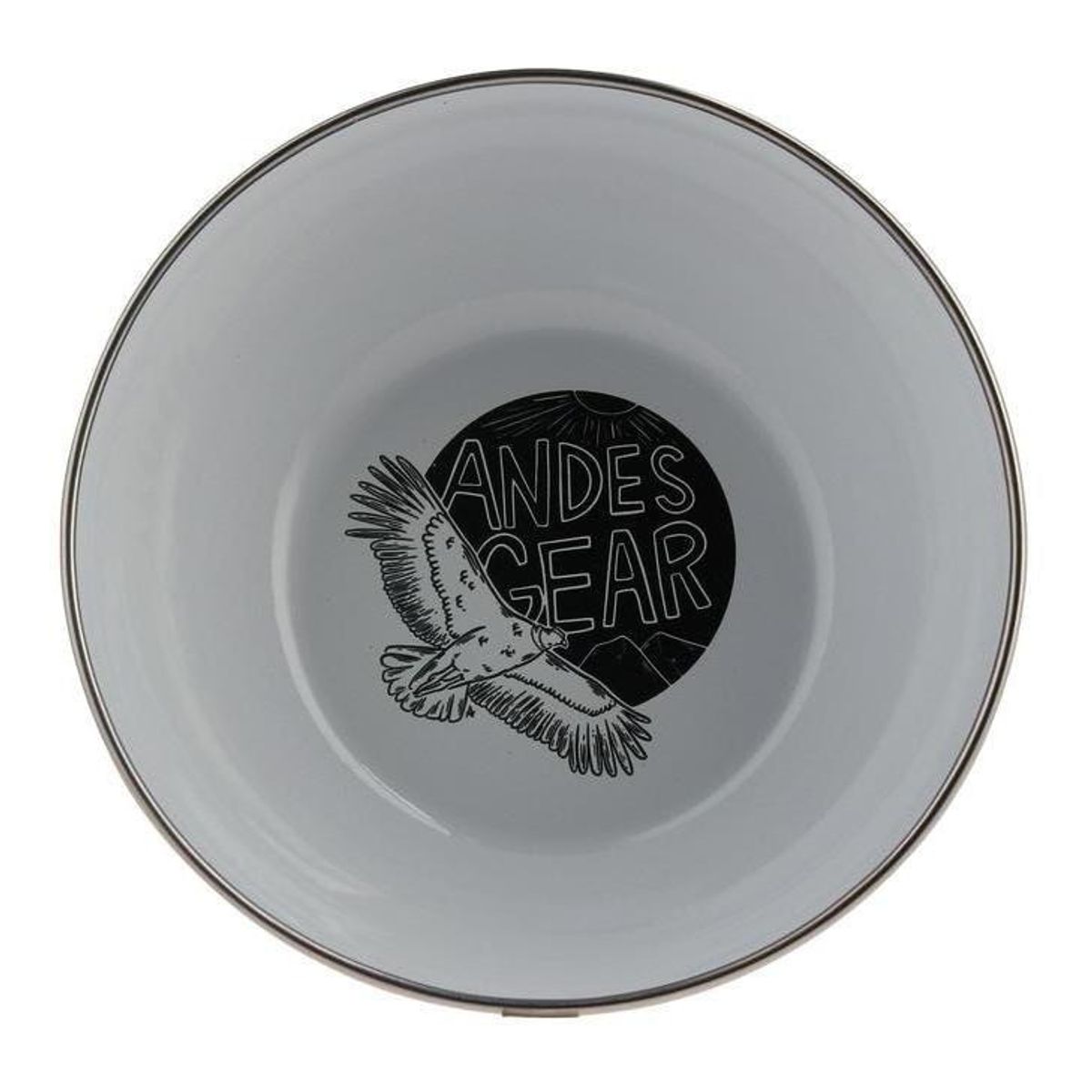 ANDESGEAR - Bowl Enamel Cóndor Blanco Andesgear ANDESGEAR