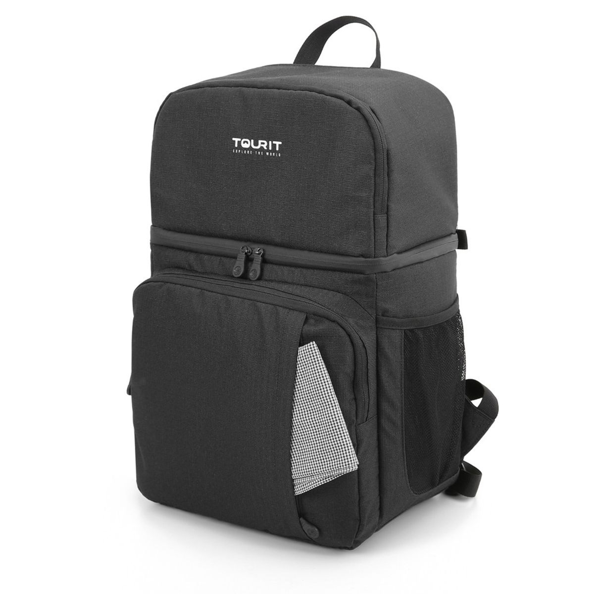 TOURIT - TOURIT Mochila térmica doble cubierta 28L - Negro