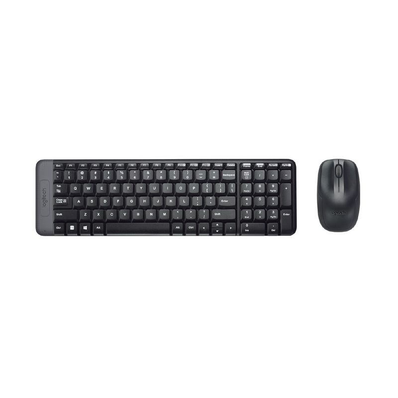 LOGITECH - Kit De Teclado y Mouse Logitech MK220 - Negro