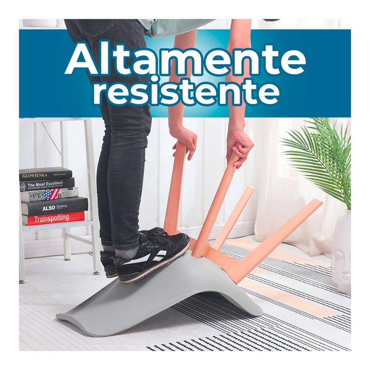 GLOBAL LATIN GROUP - Pack 2 sillas de comedor Eames Modernas y Ergonimicas - Blanco