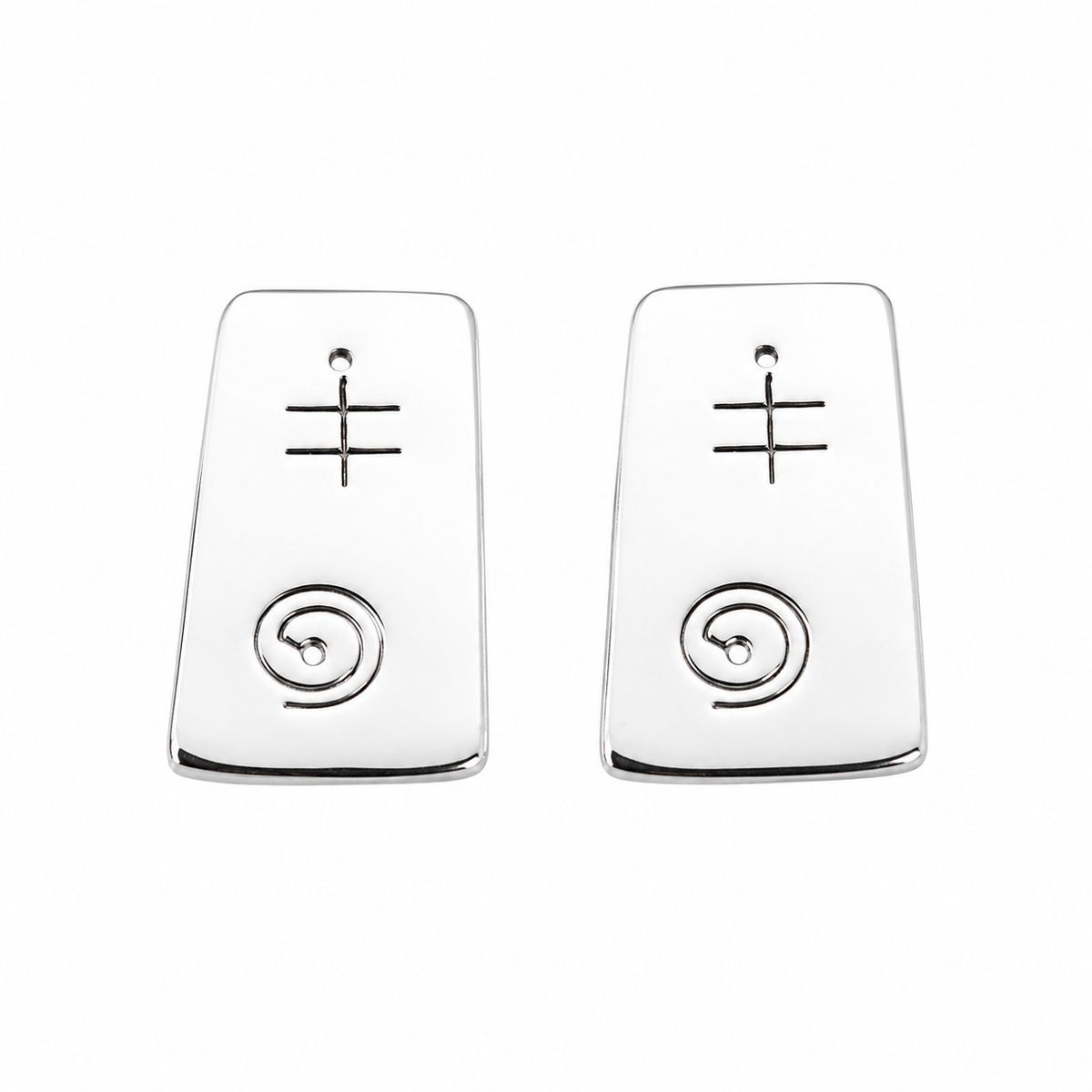 JOYAS MYTOKE - Aros Simbolo Espiral Plata 980 Apegado