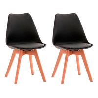 Pack 2 Sillas Eames color Negro