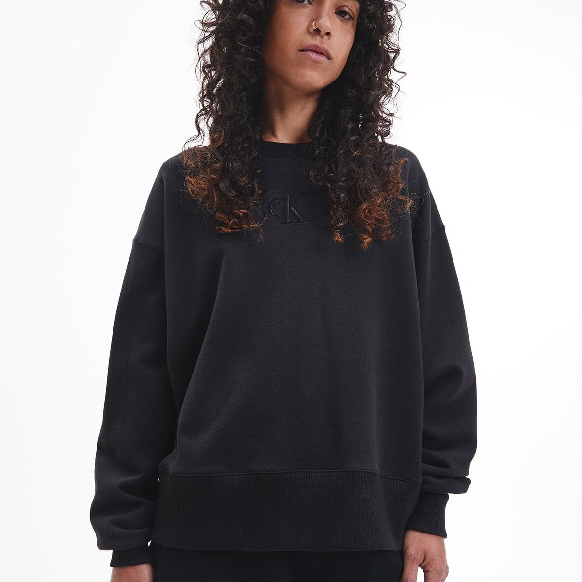 CALVIN KLEIN - Polerón Hoodie Back Negro Calvin Klein