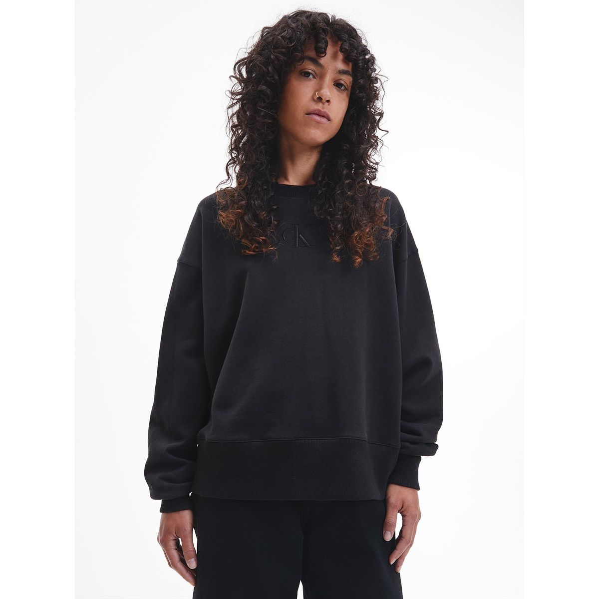 CALVIN KLEIN - Polerón Hoodie Back Negro Calvin Klein