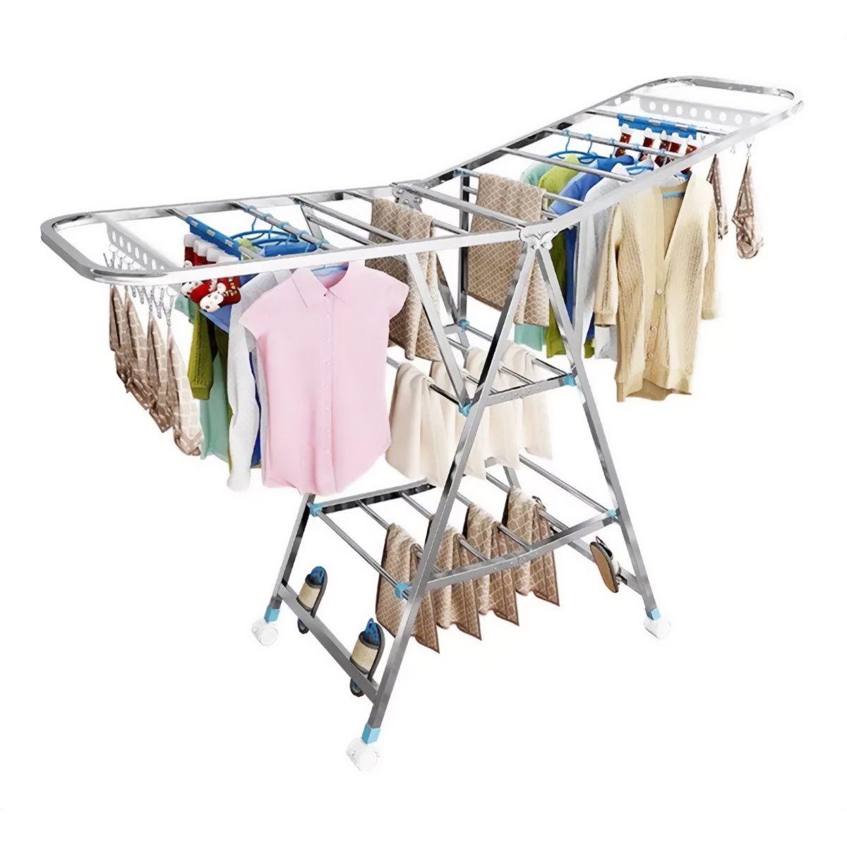 GENERICO - Colgador Tendedor Secador Ropa Alta Calidad Firme