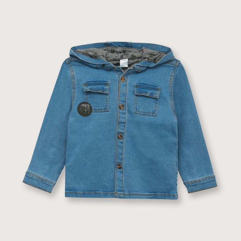 OPALINE - Chaqueta de niño mezclilla Denim (6 meses a 4 años)