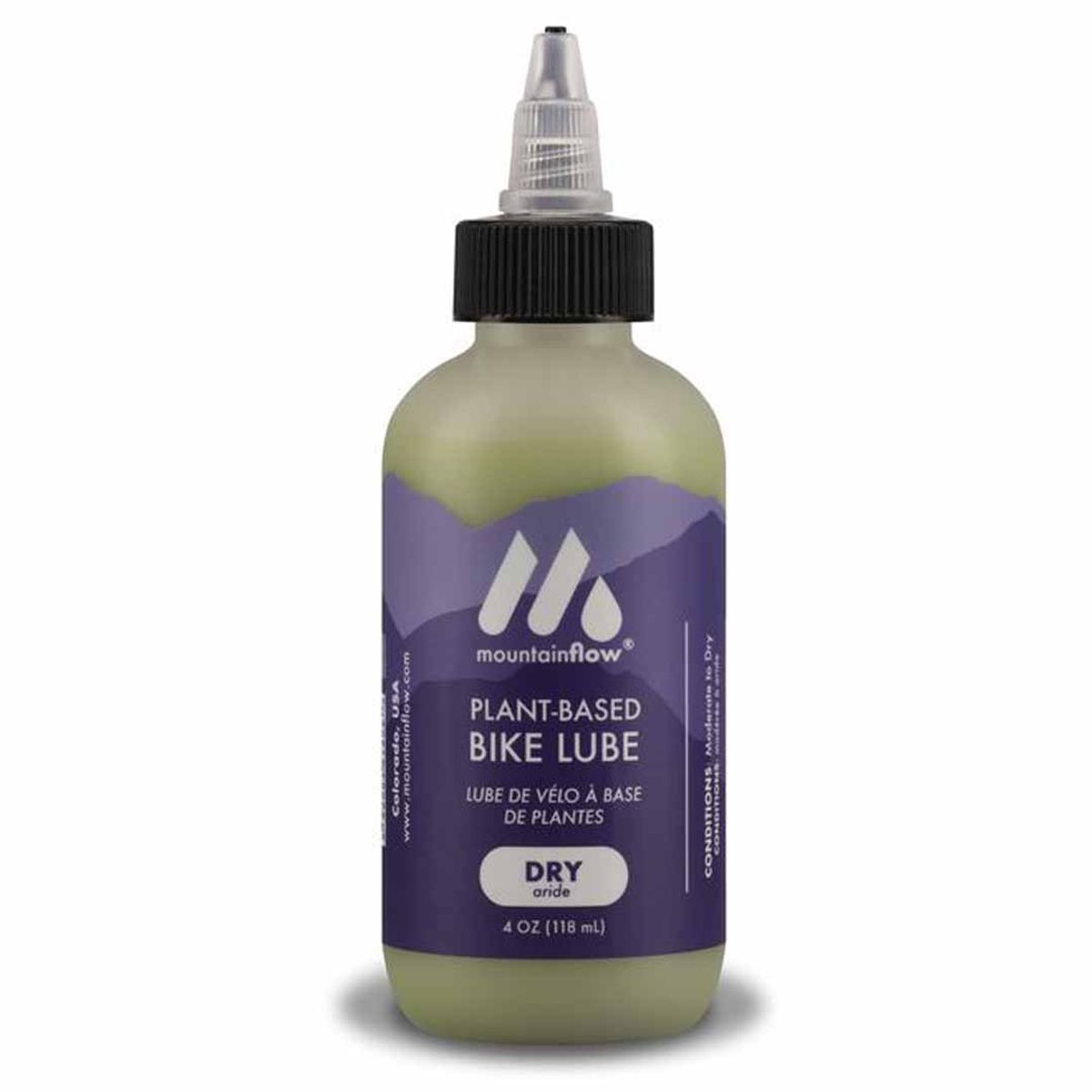 MOUNTAINFLOW - Lubricante De Cadena Bike Lube - Dry 4 Oz (118 Ml)