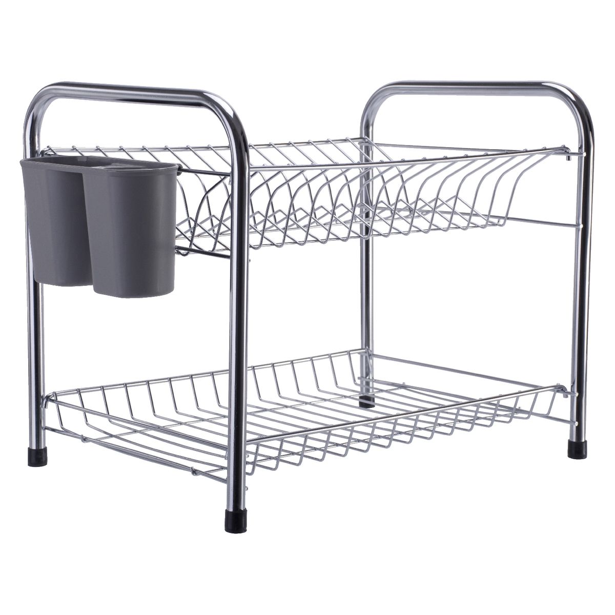 JOIA - Secaplatos Escurridor 2 Niveles Cromado 15 Platos