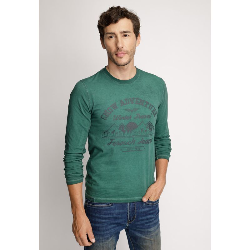 FEROUCH - Polera Michigan Azul Ferouch