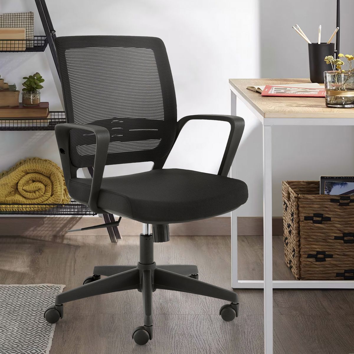 FORM OFFICE - Silla Escritorio Job Base Nylon Negro Form