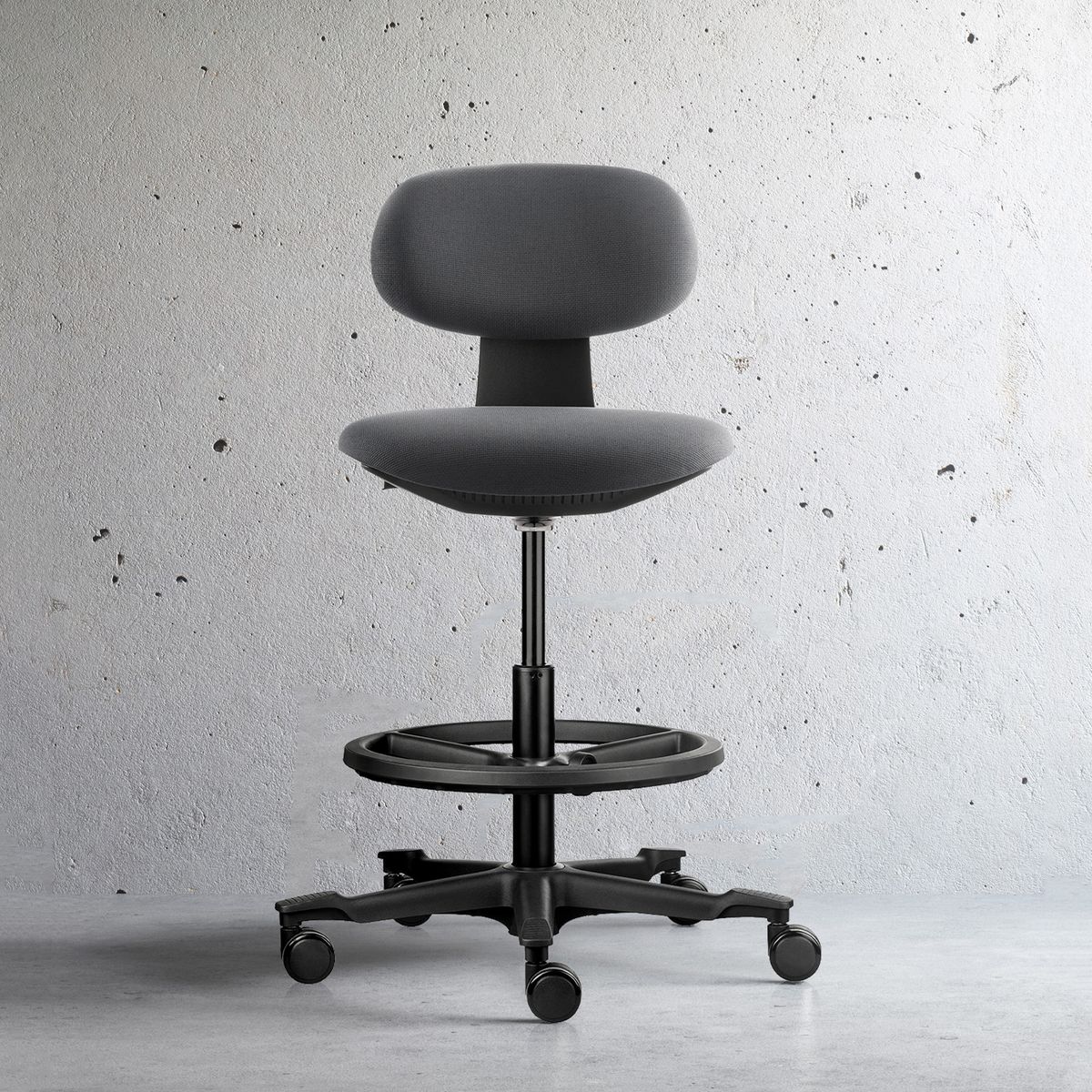 FORM OFFICE - Silla oficina Buro Cajero Gris Oscuro Form