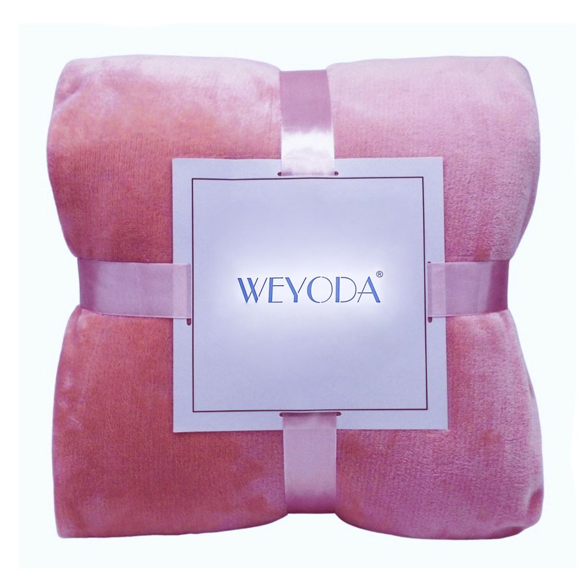 BJ HOGAR - Frazada Velvet Plush 2 Plazas 230cmx240cm Rosada