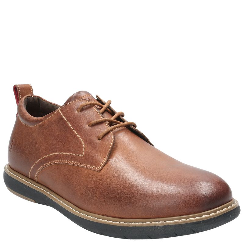 HUSH PUPPIES - Zapato Cuero Hombre Bolo Café HUSH PUPPIES