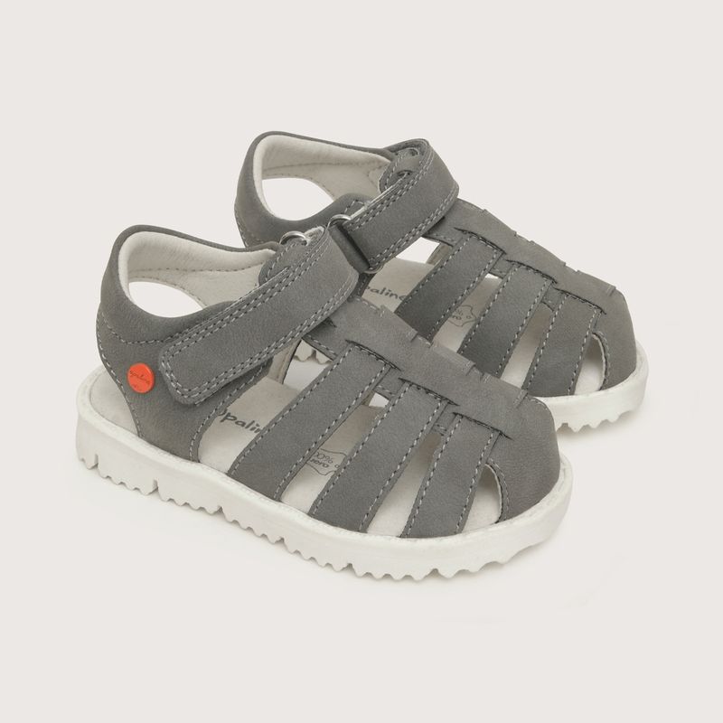 OPALINE - Sandalia de niño urbana gris 20 a 29