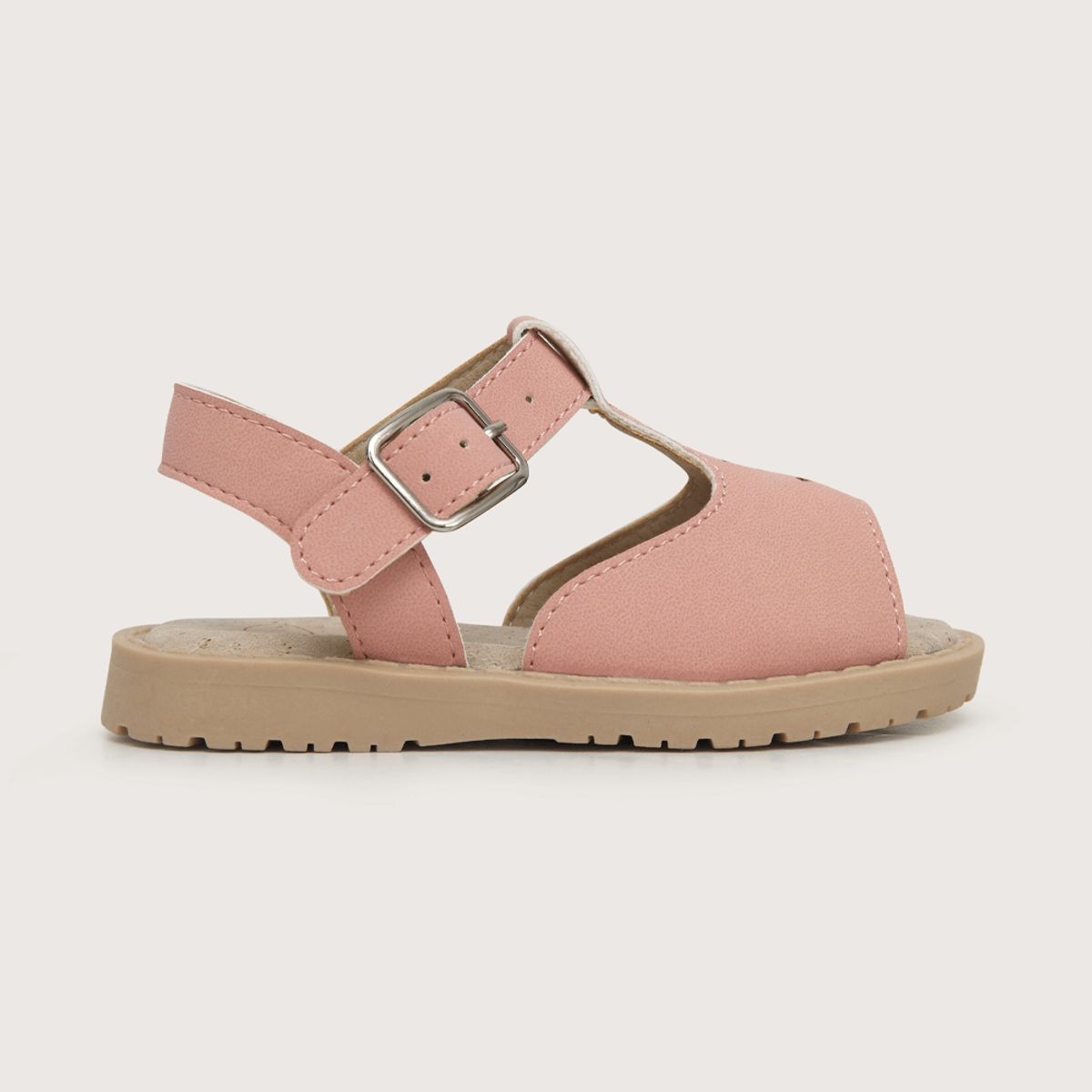 OPALINE - Sandalia de niña flores rosada (20 a 29)