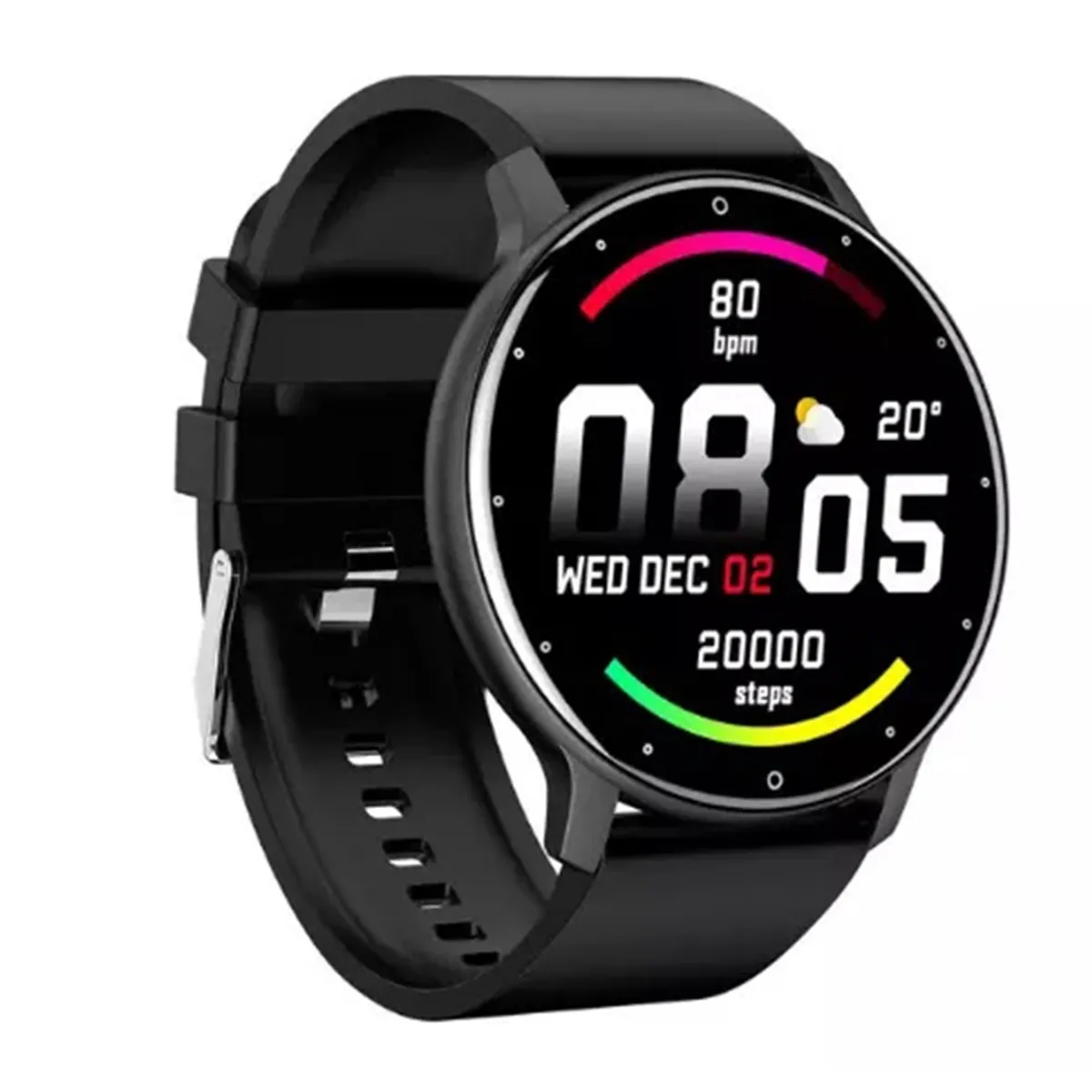 STARTECHOFFICE - Smartwatch ZL02 Control de Salud Deporte Notificaciones Pantalla HD Compatible IOS Android
