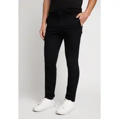 PERRY ELLIS - Pantalón Casual Liso Chino Negro