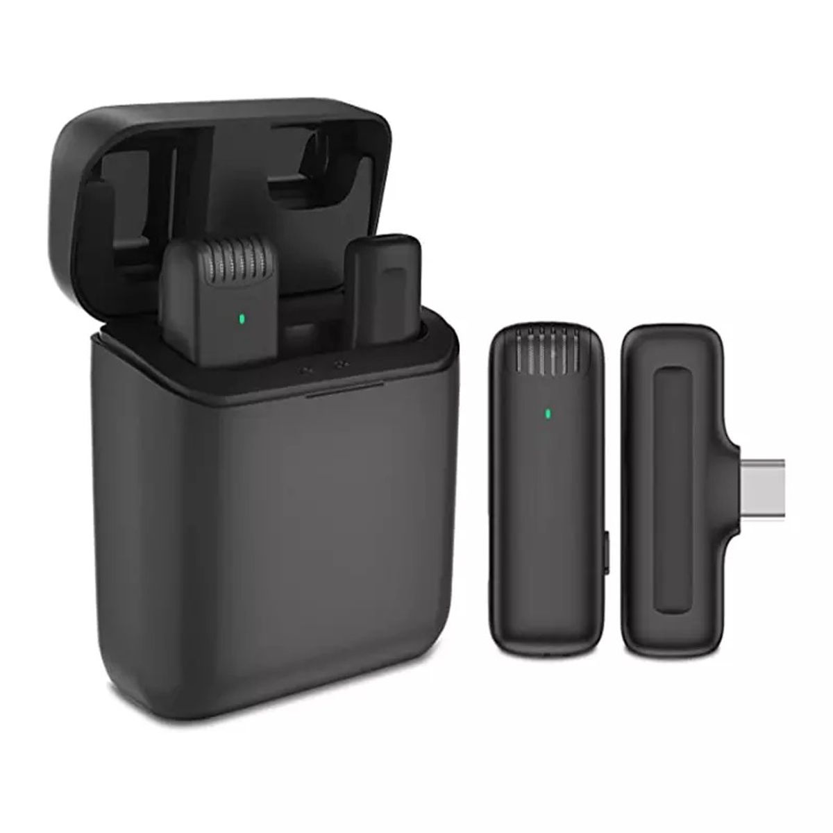 STARTECHOFFICE - Micrófono inalámbrico Solapa Conector TIPO C Reducción Ruido Livestream Streaming 24GHz