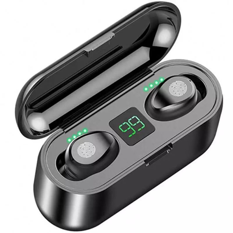 GENERICO - Audífonos inalámbricos Bluetooth In-Ear F9 Negro