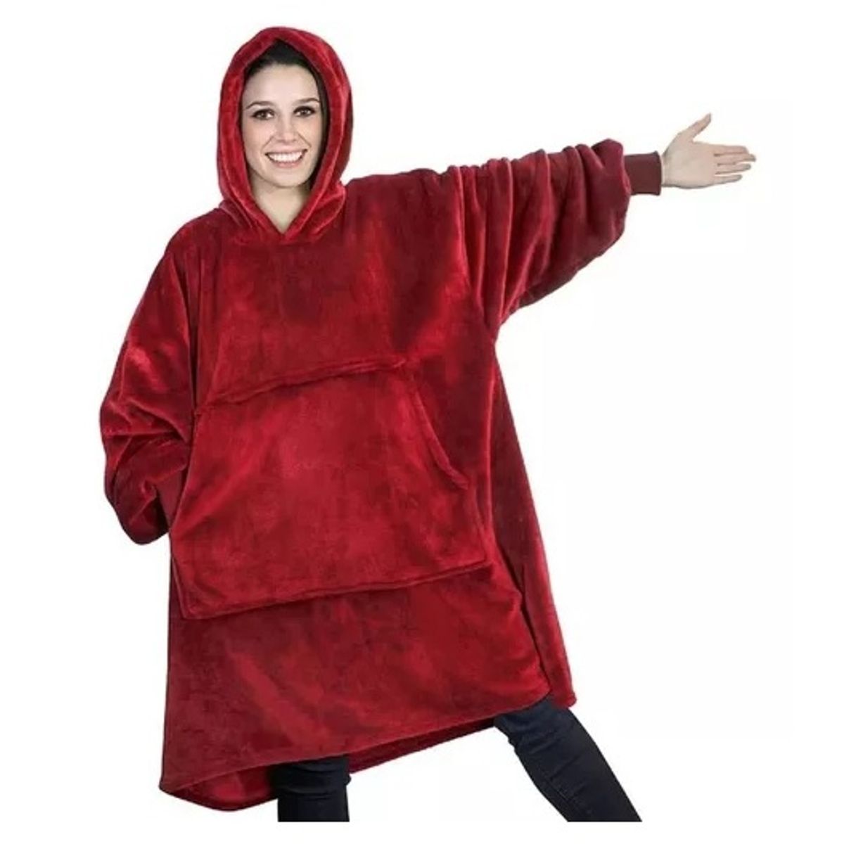 GENERICO - Poleron Hombre Poleron Polar Frazada  Gigante Manta Invierno