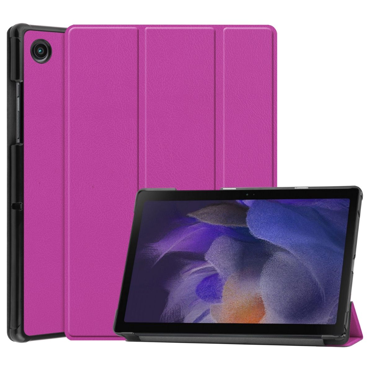 GENERICO - Funda Carcasa Para Tablet Samsung A8 10,5 Sm-X200 X205 Morado.