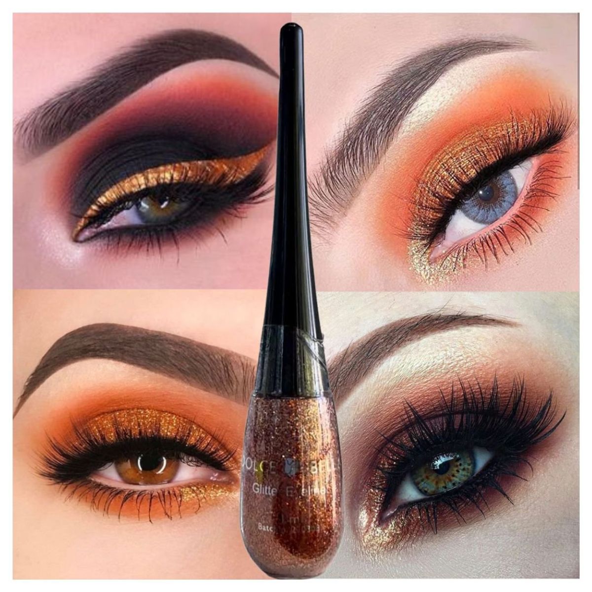 DOLCE BELLA - DELINEADOR LIQUIDO ESCARCHADO GLITTER DOLCE BELLA