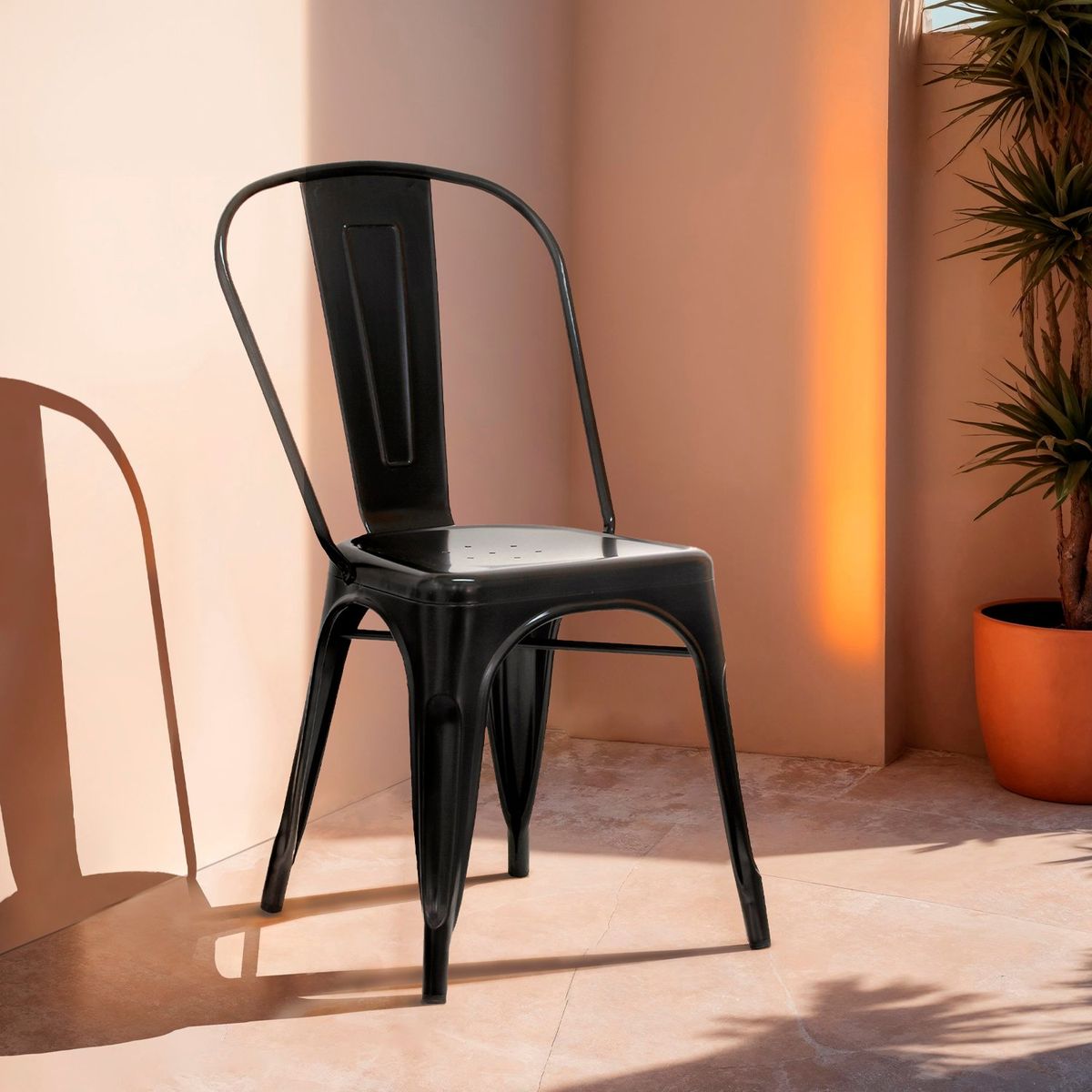 FORM DESIGN - Silla comedor Tolix Negro Form