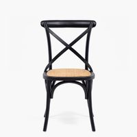 Silla Madera Tradition Rattan Negro Form