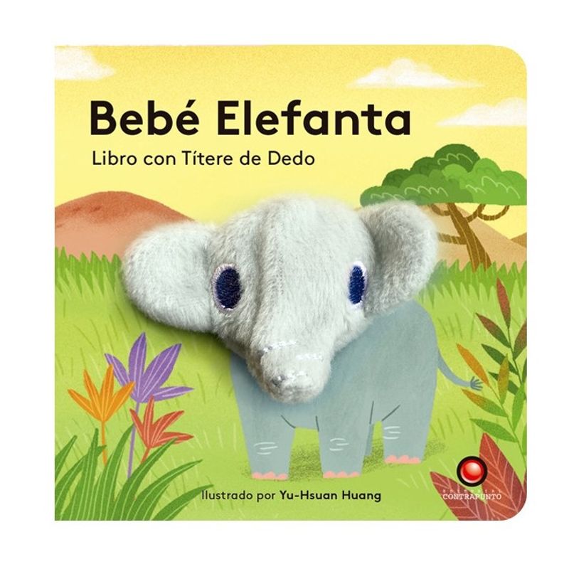 EDITORIAL CONTRAPUNTO - Libro Con Titere De Dedo - Bebe Elefanta