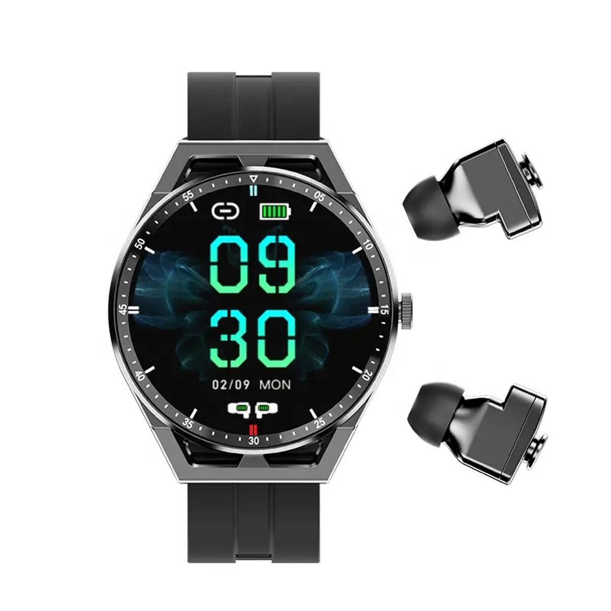 GENERICO - Reloj Inteligente Smartwatch con Auriculares FITNESS