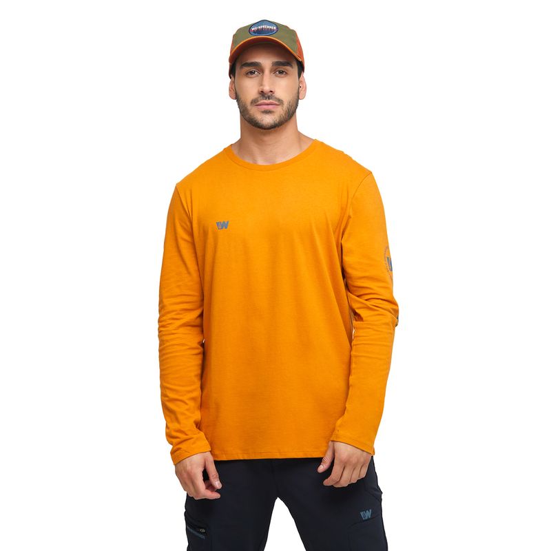 WEINBRENNER - POLERA MANGA LARGA HOMBRE WEINBRENNER LAGAZA NARANJO