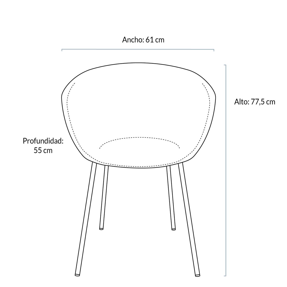 FORM DESIGN - Silla Gaudí Polipropileno Form