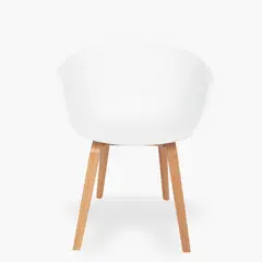 FORM DESIGN - Silla Gaudí PP Base Madera Form Blanco