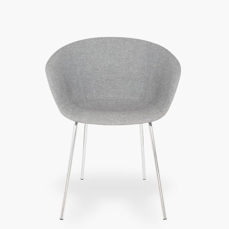 FORM DESIGN - Silla comedor Gaudí Tapizada Gris Form